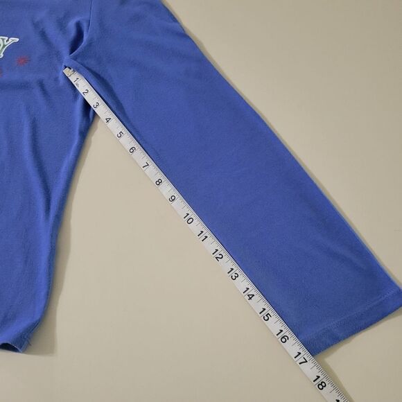 Bobbie Brooks Sleepwear Women's Blue Flannel Snowman Pajama Set - Picture 7 of 16